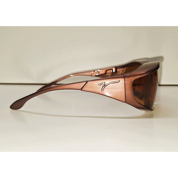 Polarized VISTANA Sunglasses W309C Fits Over Rx Eyeglasses Large Burgundy/Copper main image 16
